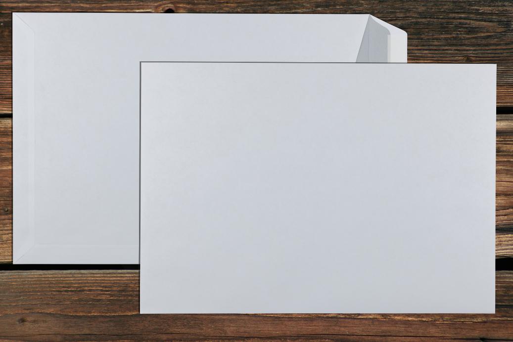 Versandtaschen C4 229x324 mm Haftklebend Weiß 100 g/qm